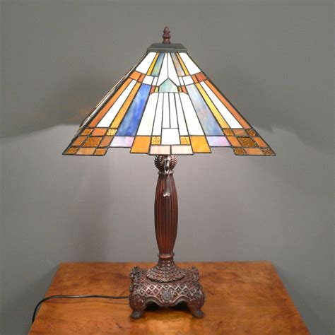 art deco tiffany lamp